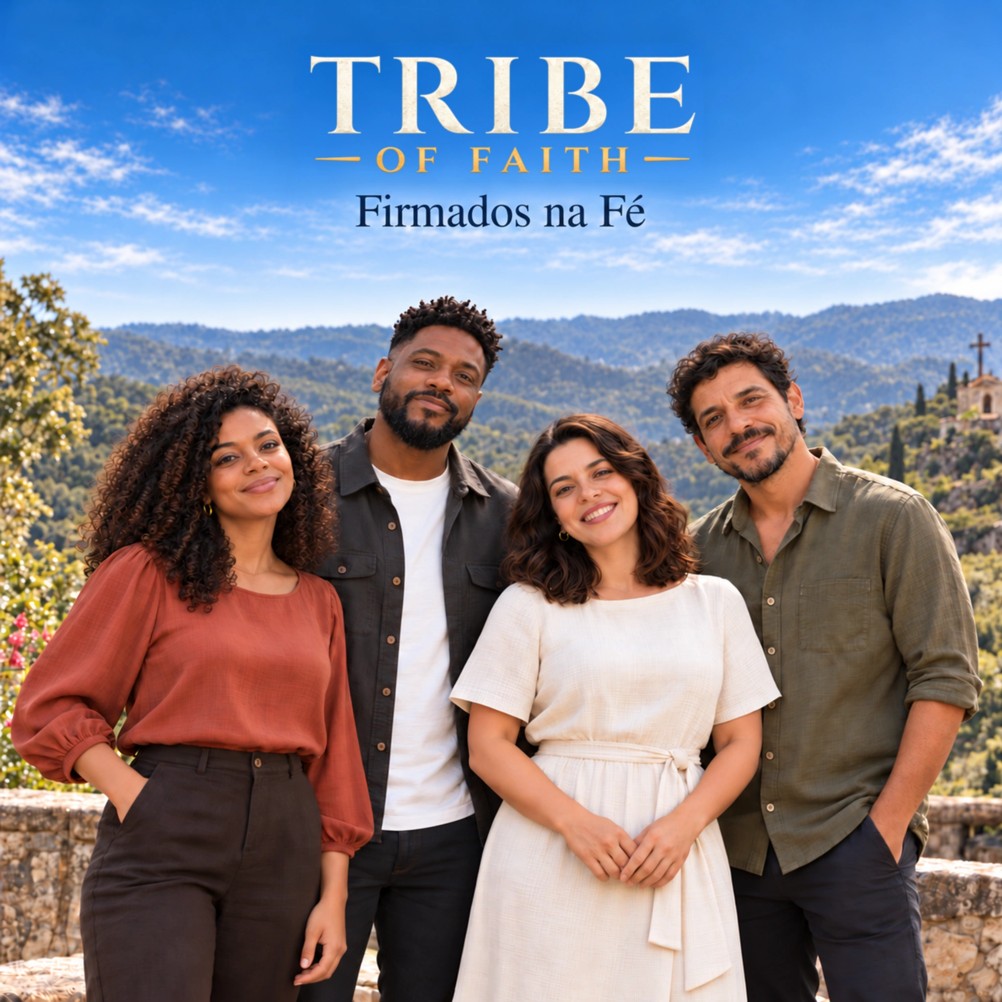 Capa oficial do álbum Firmados na Fé, de Tribe of Faith