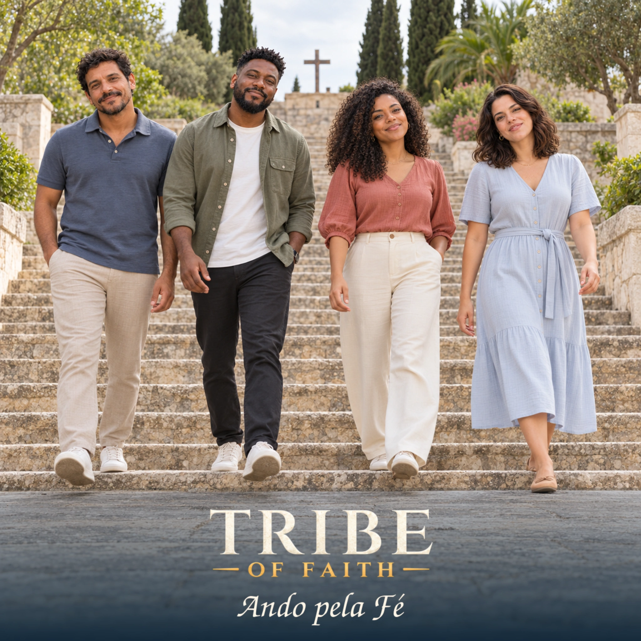 Capa do single Ando pela Fé, de Tribe of Faith